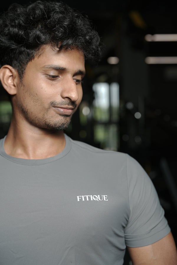 Elite Aero-Tech Performance Tee – Slate Grey