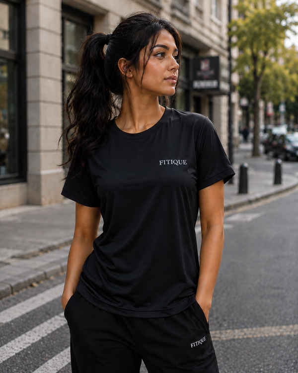 Apex Black Performance Tee