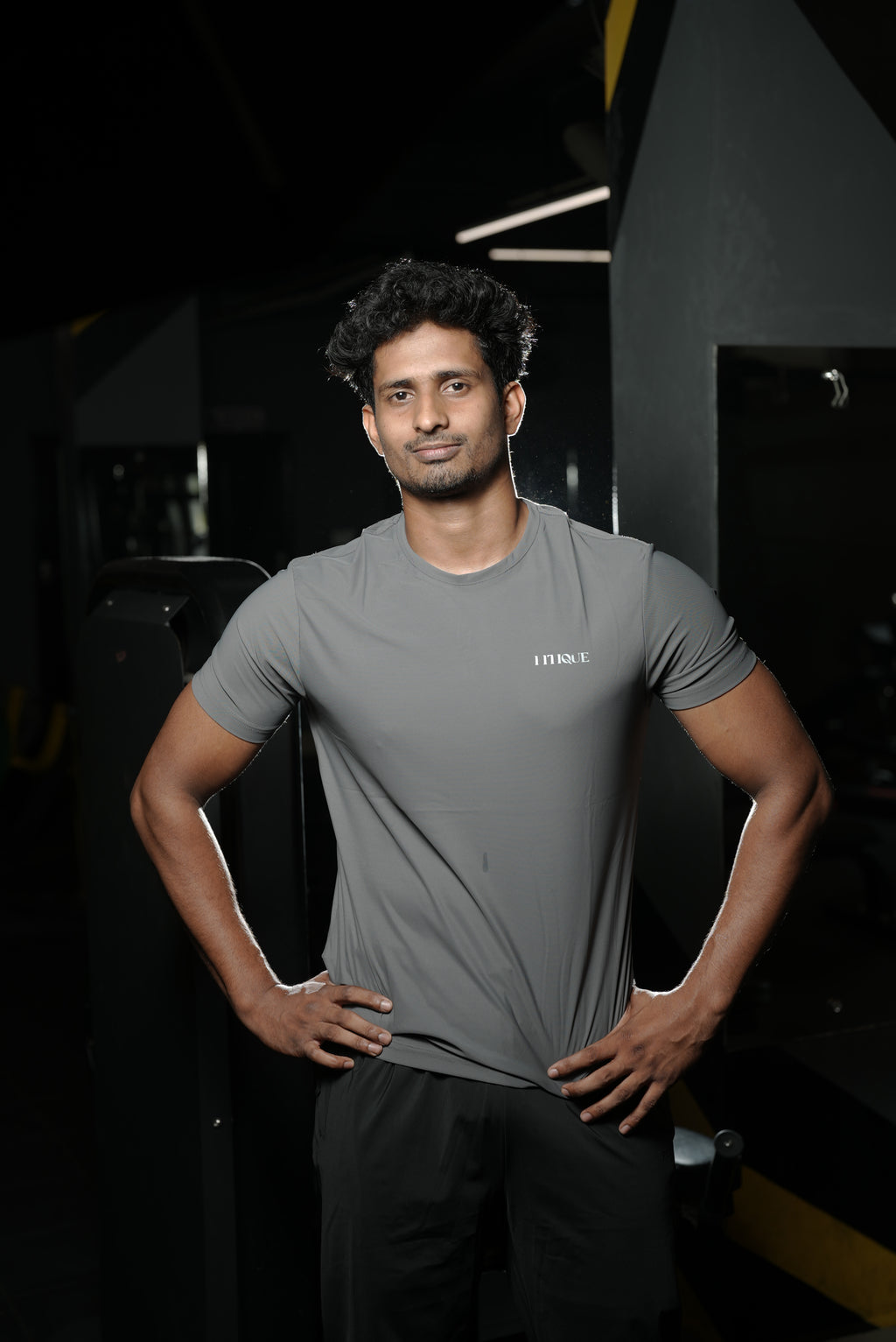 Elite Aero-Tech Performance Tee – Slate Grey