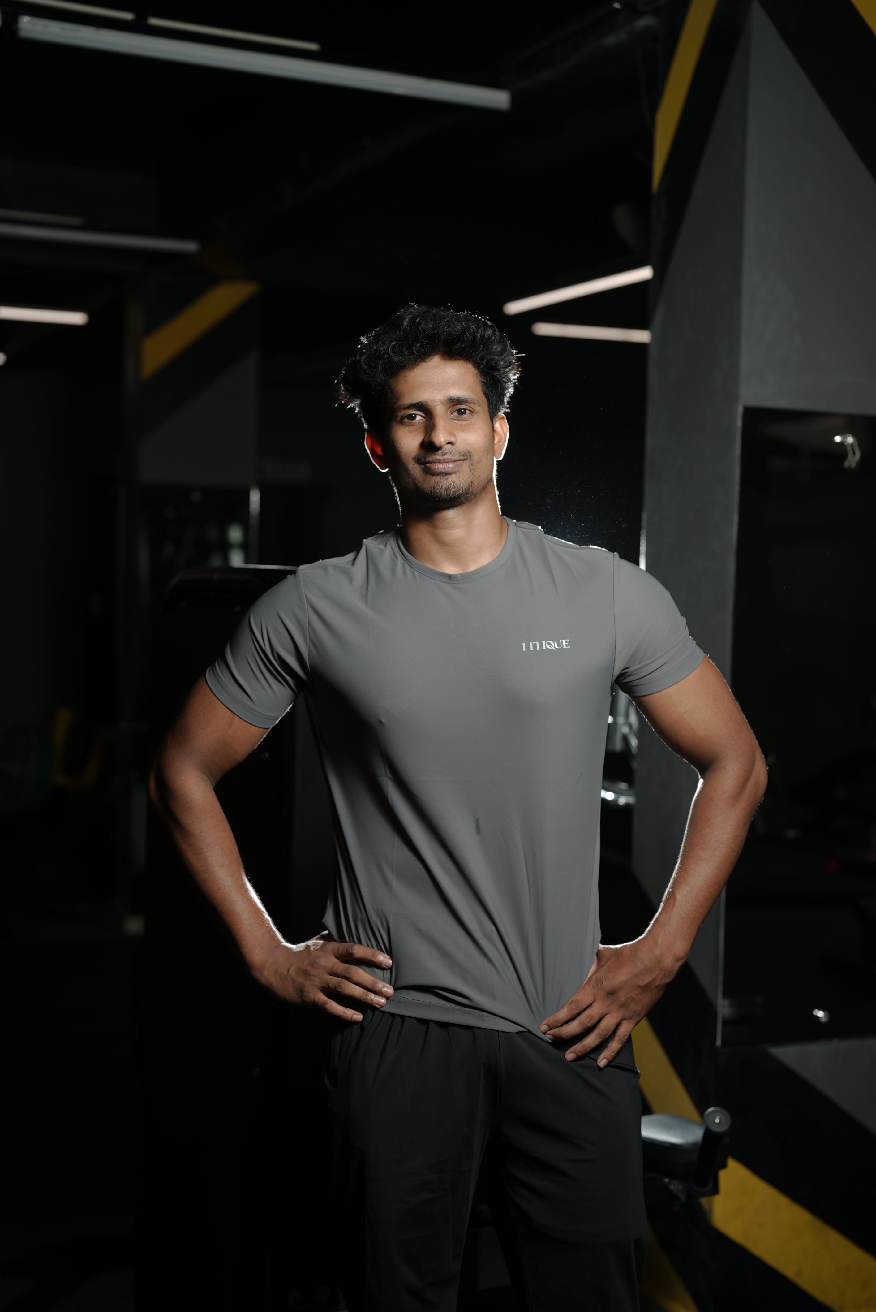 Elite Aero-Tech Performance Tee – Slate Grey