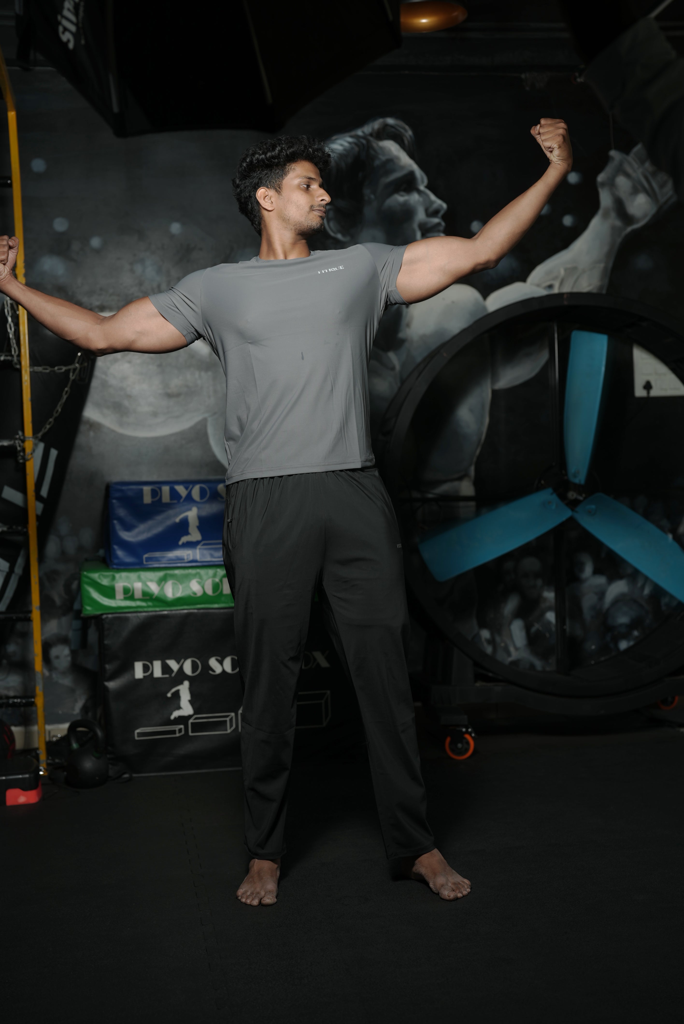 Elite Aero-Tech Performance Tee – Slate Grey