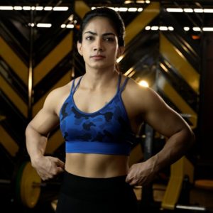 Urban Camo Cobalt Bra