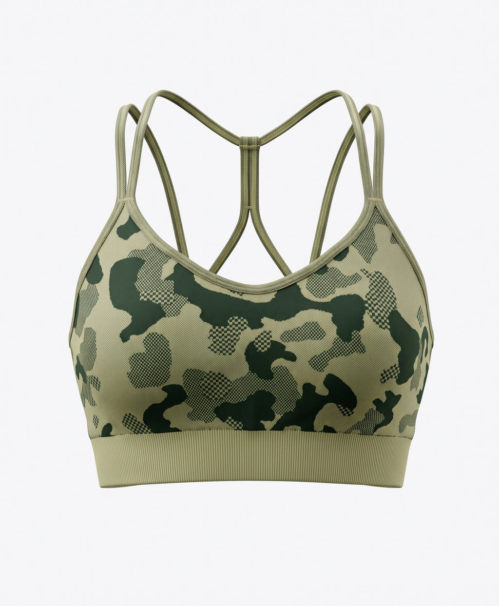 Urban Camo Cobalt Bra - Light Green