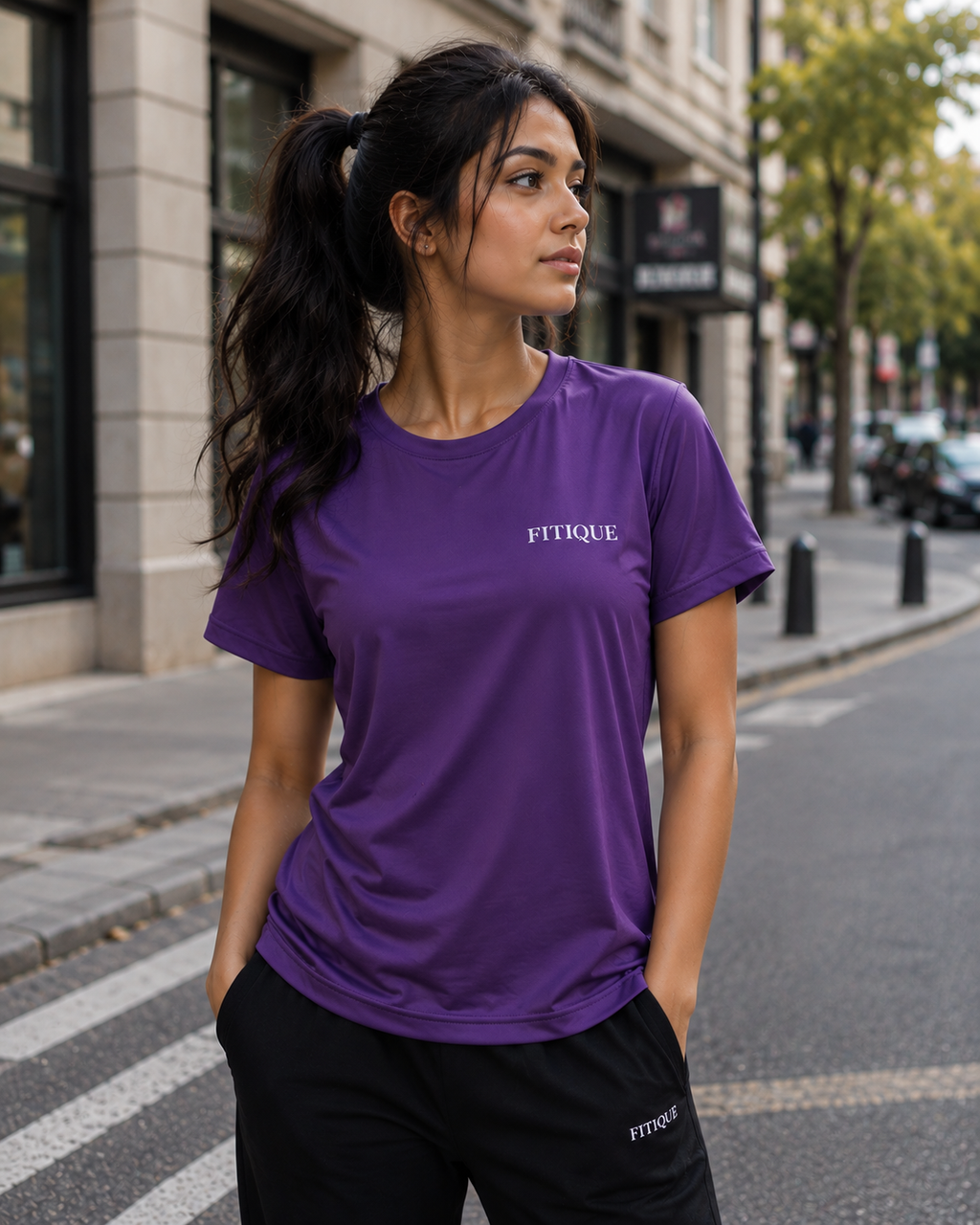 Purple Elevate Tee