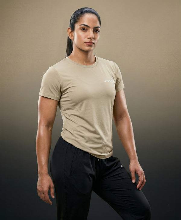 Apex Performance Tee - Apricot